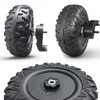 2Pack 33CM/13'' PU Solid Rubber Tire for Power Wheels Ride