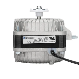 YZF10-20 Fan AC Motor 120V 10/55W 0.8A 60Hz 1550rpm Shaded Pole Condenser Motor for Refrigeration Equipment, Radiator Evaporator Freezer, Small Ventilation Equipment