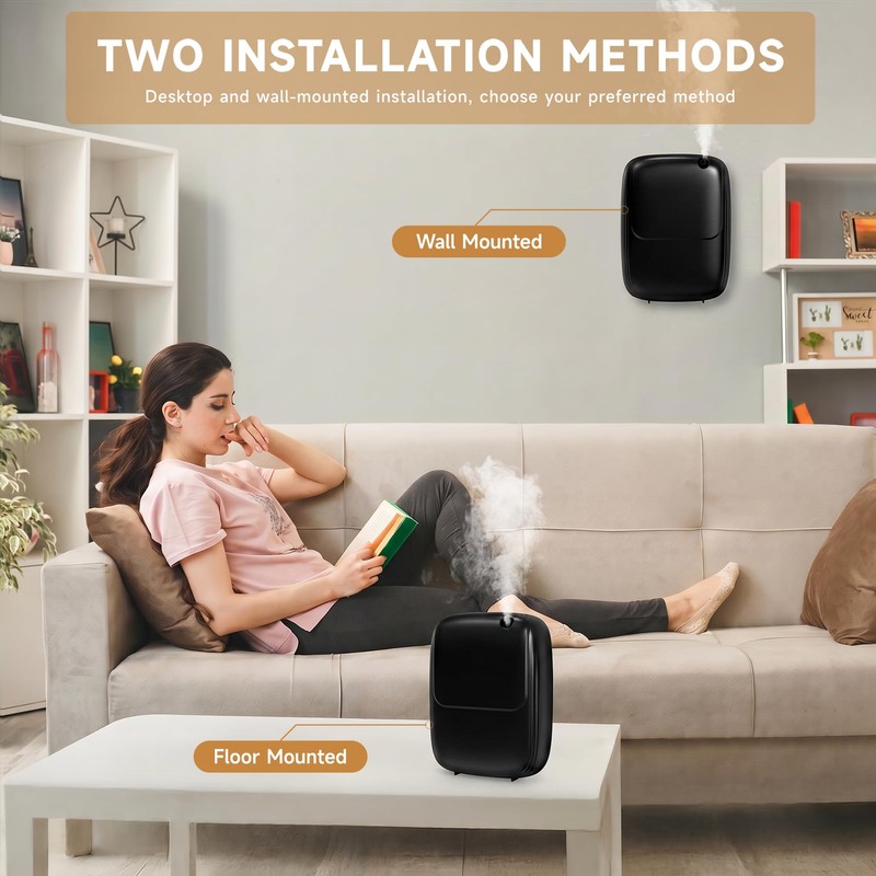 Waterless Essential Oil Diffuser — 3000sq.ft Smart Scent Air Machine