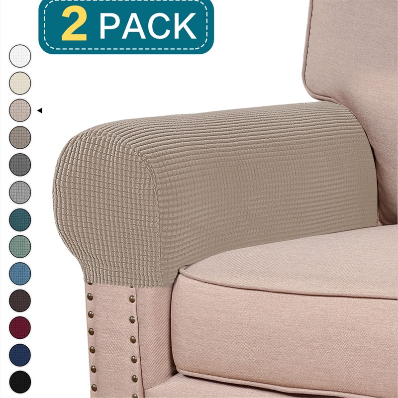 GAMUKAI Stretch Armrest Covers (Set of 2) – Anti-Slip Spandex