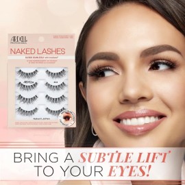 Ardell Naked Lashes 424 Pack of 2 False Eyelashes Lightweight Natural Look Wispies