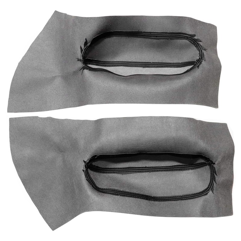 SecosAutoparts Pair Black Door Panel Replacement Armrest Cover Compatible with