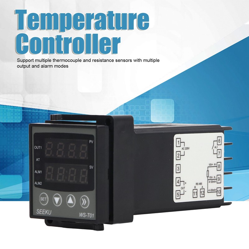 PID Temperature Controller Digital Display ABS Housing Intelligent Temp Control