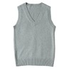 EIMEI School Uniform Vest, Sleeveless, Plain, Loose Fit, Knit, All