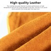 Cowhide Leather Welder Hood Auto Darkening Solar Filter Lens Welding