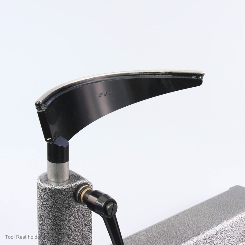 Robust 12" Interior Curved Tool Rest, Long Post