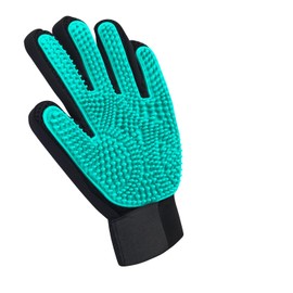 1 Pair Reusable Pet Hair Remover Gloves,Gentle Pet Shedding Glove Brush,Glooming Gloaves,Massage Mitt with Enhanced Five Finger Design - Perfect for Dogs & Cats with Long & Short Fur