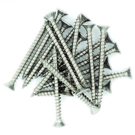 No.4 x 2 (3mm x 50mm) Pozi Countersunk Chipboard Screw - Stainless Steel (A2) (Pack of 20)