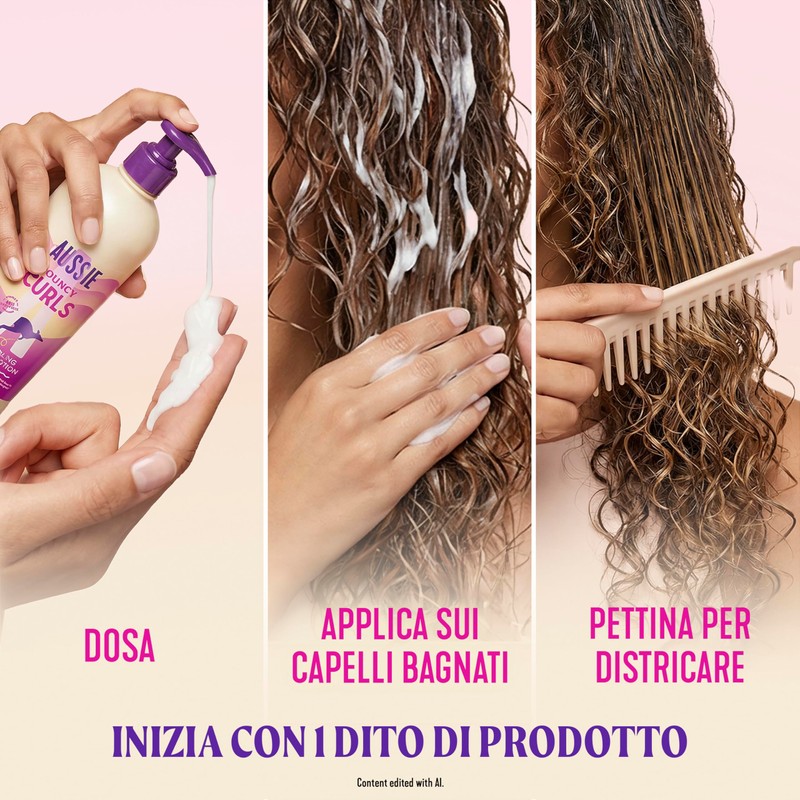 Lozione Districante Senza Risciacquo Aussie Bouncy Curls 235ml. Dona Morbidezza,