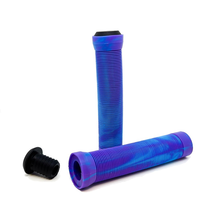 Team Dogz Mixed PU Soft Rubber Flangeless Handlebar Grips For
