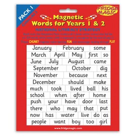 National Literacy Strategy Magnetic Words for Years 1&2 PACK 1 Key Stage 1