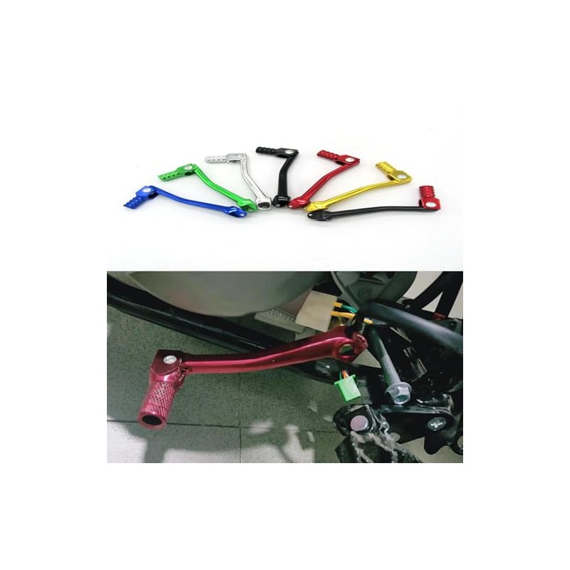 Asbmatole Kickstart Kick Start,Aluminum 2" Folding Gear Shifter Shift Lever