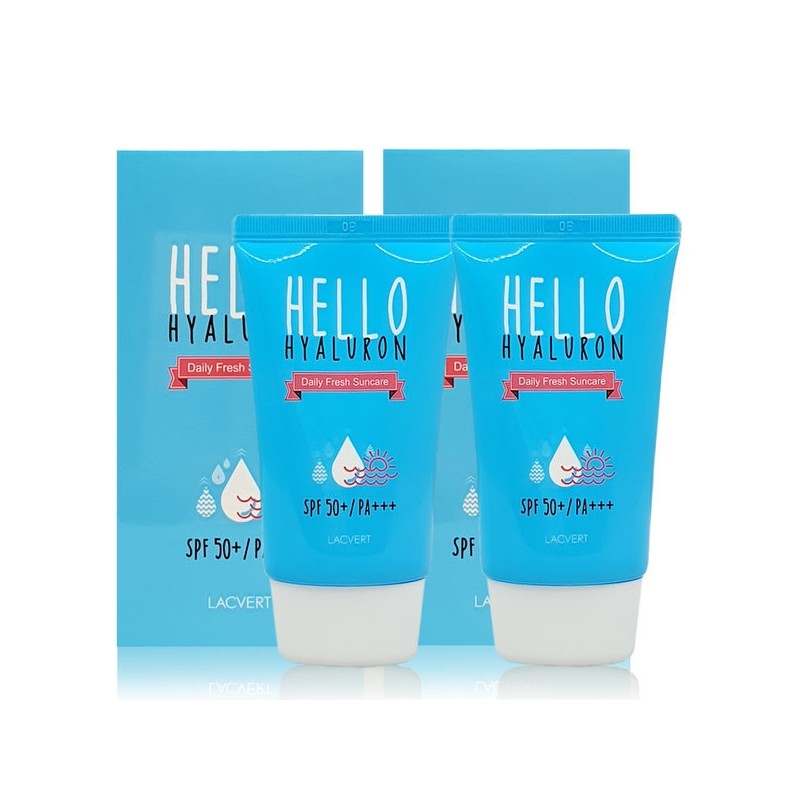 Lacvert Hello Hyaluronic Daily Sunscreen 50ml+50ml / 라끄베르 헬로 히알루론