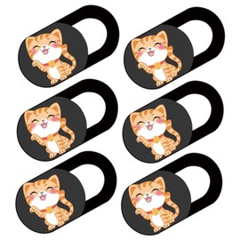 Mobestech 6pcs Ultra-Thin Laptop Webcam Cover Slide Blocker for Computers Laptops Tablets