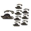 QCAA Zinc Die Cast Window Sash Lock, 2-7/16", Antique Brass,