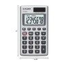 Casio Casio HS-8VA, Solar Powered Standard Function Calculator