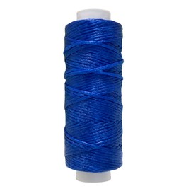 Leather Craft Hand Sewing Thread, Haoa Rowbiki Thread, Wax Pulling Thread, 69.8 ft (30 m), Shredded Thread, Macrame Thread, Frequently Used Color, Wax Cord (026 Blue)