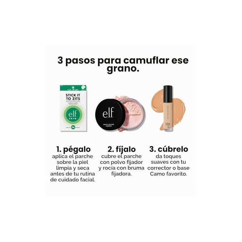 e.l.f. SKIN Parches Hidrocoloides para Imperfecciones 36 piezas