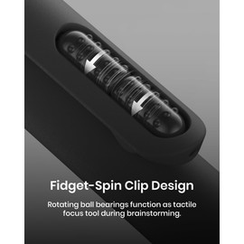 Hiacry 16 Pcs Gel Pens - 0.7mm Fine Point Smooth Writing Fidget Pens, Quick-Dry Long Lasting Black Ink, Office & School Supplies Men Women Student (16 Count, Black Ink)