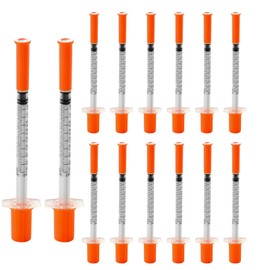 14 pack 1ml dispensing measuring tool with 31G (8mm long), Multiple Uses Laboratory Accessories, Individually Wrapped (1ml)
