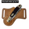 Knife Sheath, Leather Knife Sheath for Belt, Pocket Knife Holster