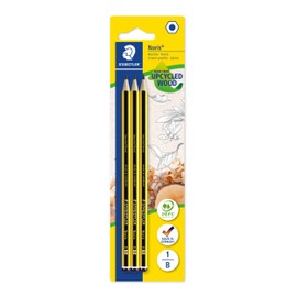 Staedtler Noris Pencil 120–1BK3DA B 3–Piece Blister Pack