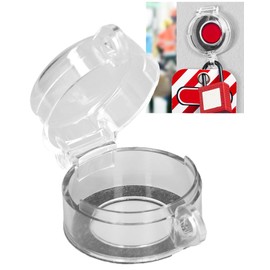 30mm Button Protector, Emergency Stop Switch, BS‑02 Transparent Dustproof Round safety Cover for Industrial Chemical