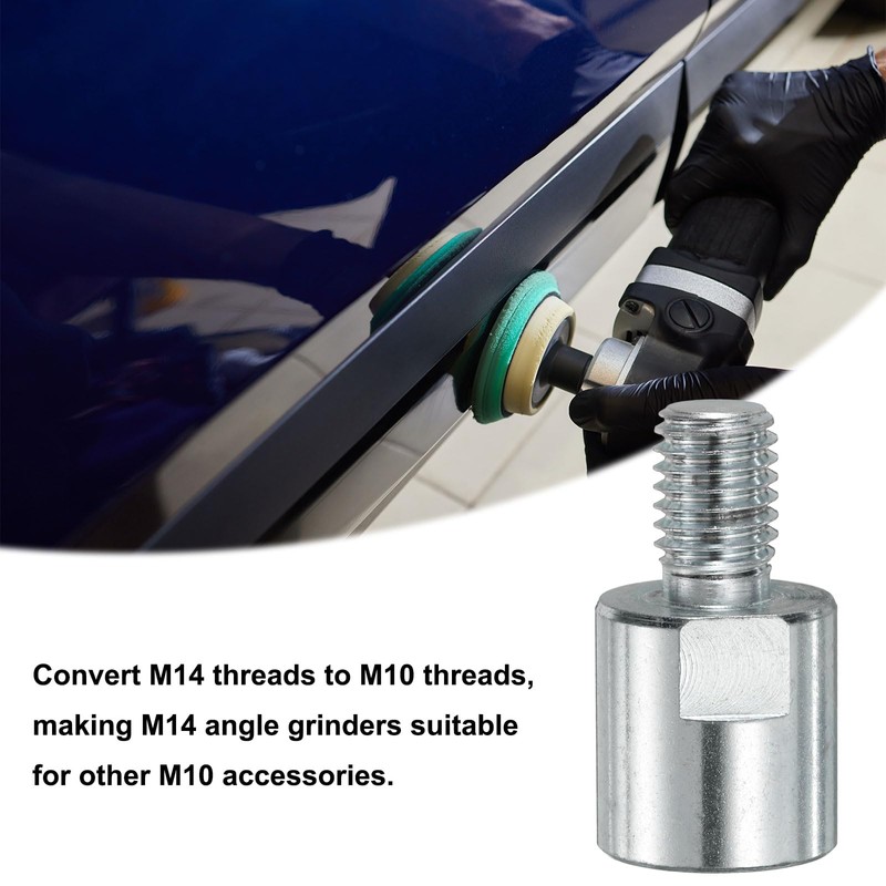 sourcing map M14 Female to M10 Male Adapter Polisher Adaptor