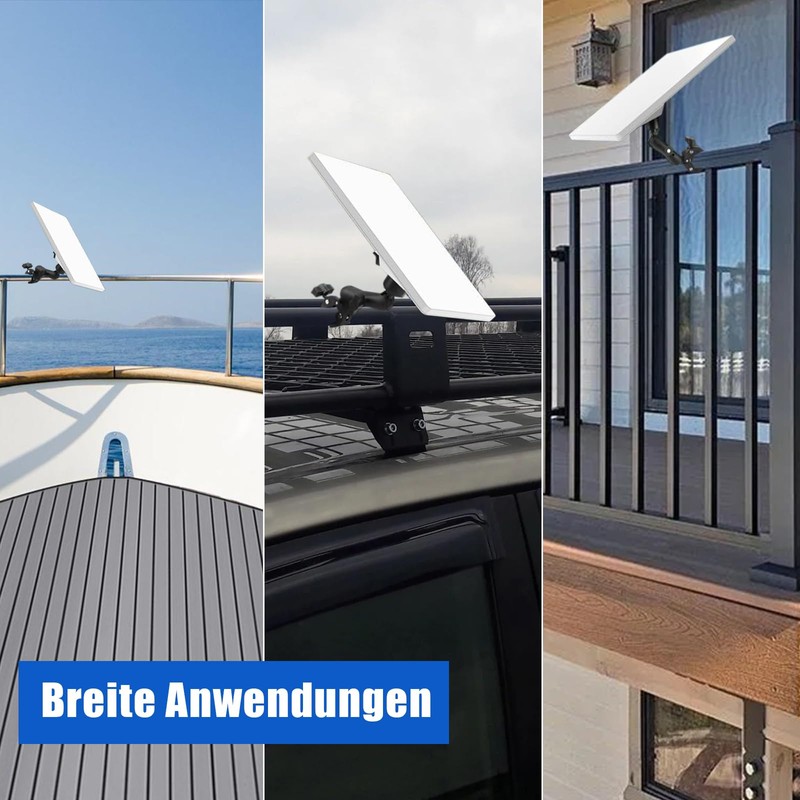 WingFly Starlink Mini Bracket - Adjustable Clamp Mount for RV