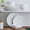 Mikasa Crown White Chip Resistant 18 Piece Dinnerware Set, Service