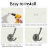 Coat Hooks Heavy Duty ZUONAI 2 Pack Towel Hooks for