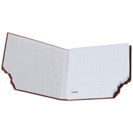 Brunnen 1027348 Haftnotizblock Schoko (mit abgebissener Ecke, mit 100 Haftnotizen) Dunkelbraun / weiß, 10 x 9 cm