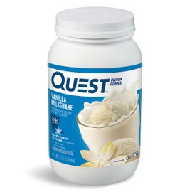 Quest Nutrition Quest Nutrition Vanilla Milkshake Protein Powder, 24g of Protein, 1g of Sugar, Low Carb, Gluten Free, 3 Pound, 43 servings