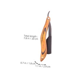 Beavorty Stainless Steel Manual Razor with Handle Portable Shaving Tool for Men and Women Travel Friendly Design for Smooth Shaving Experience