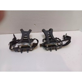 Wellgo Pedals & Straps; LU-926; 1/2” Spindle; New Old Stock