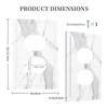 LWDZLHD White Marble Outlet Covers Decorative Light Switch Cover Wall