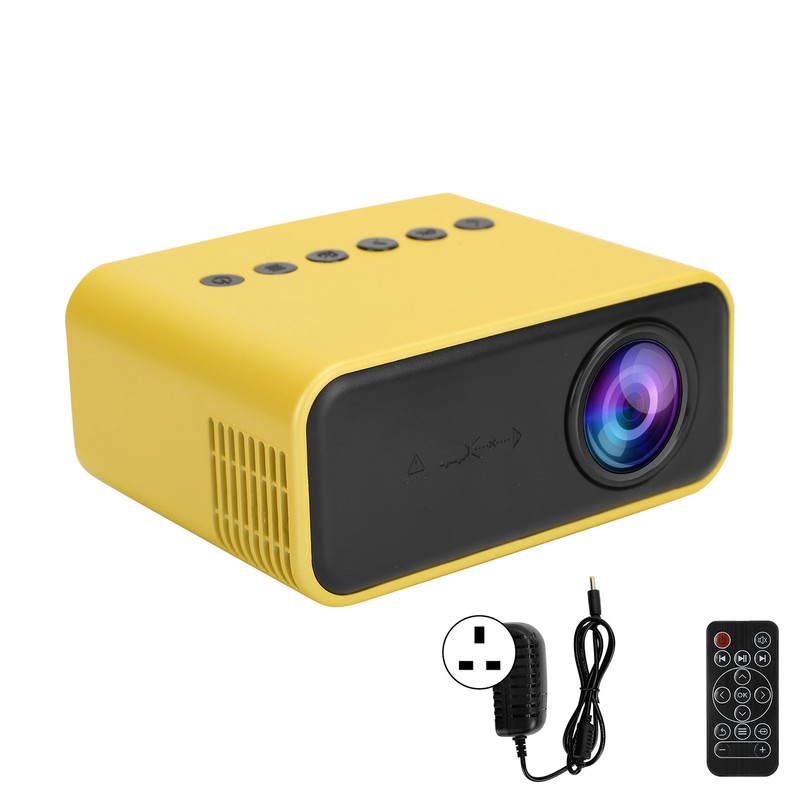 YT500 Mini Projector Portable Movie Projector with Audio and Video/USB/Memory