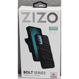 ZIZO BOLT Bundle Belt Clip,Tempered Glass & Lanyard  for Moto G 5G(2022) -Black