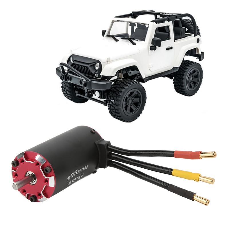 3670 2380KV 4 Pole Supersonic Brushless Motor with Temperature Sensor