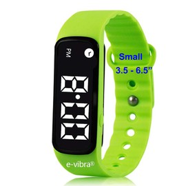 e-vibra 12 Alarm Vibrating Alarm Watch Medical Reminder Watch - with Timer and 12 Daily Alarms (Green - Small)