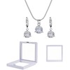 Set de Collar y Aretes con Caja de Almacenamiento de