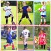 Sarfel Youth Soccer Socks Kids 6-8 Black Soccer Socks Youth