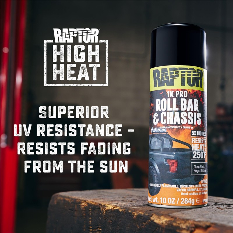 Raptor 1K Roll Bar & Chassis, Automotive Spray Paint, Professional