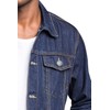 VICTORIOUS Men's Non-Distressed Essential Denim Jean Jacket DK148 - Raw