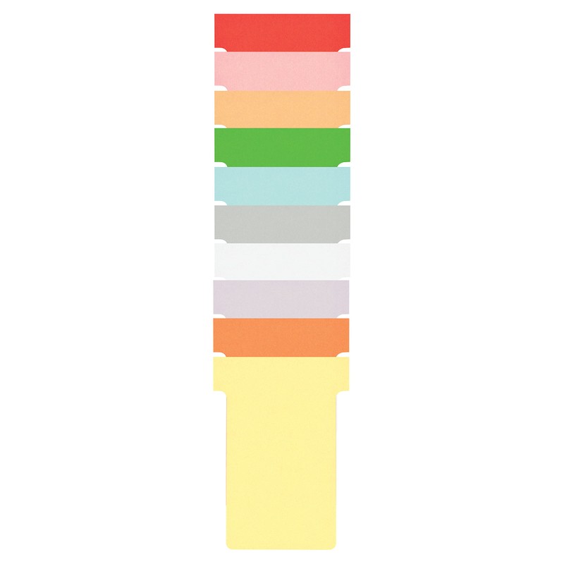 Nobo, Lot de 100 fiches T Pour Planning, Indice 2,