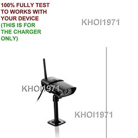 KHOI1971 ® 8-FEET Cord Wall AC Power Adapter Cable Compatible with GC45 G755 G455 Uniden Guardian Wireless Video Surveillance Security Camera