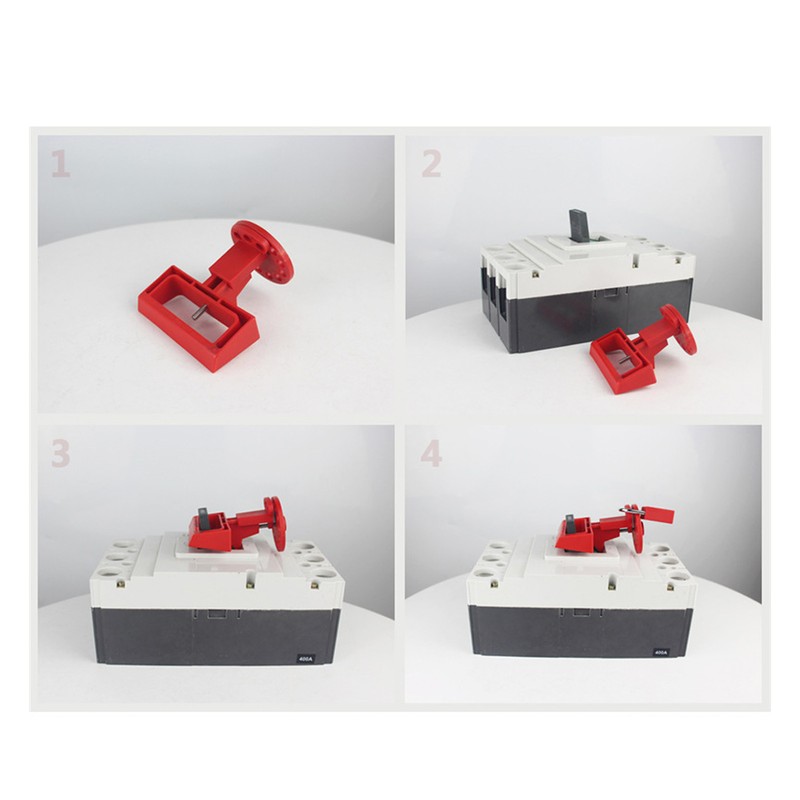 Circuit Breaker Lockout Device 3 Phase Safe Heat Resistant PC
