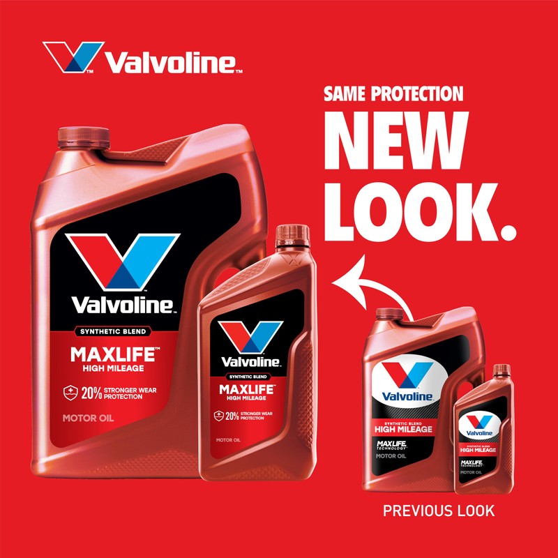 Valvoline High Mileage with MaxLife Technology 10W-30 Synthetic Blend Motor
