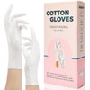 Guantes de algodón para inspección, 6 pares, gruesos, elásticos