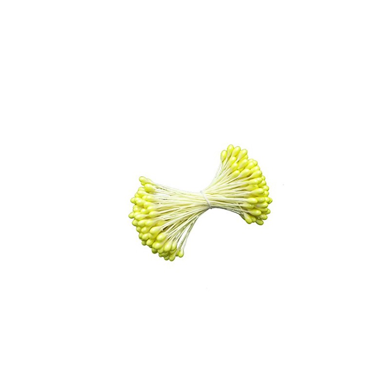 Art Flower Flower Core pa-rupeppu Large Yellow 2 Bundles, 50-Pack